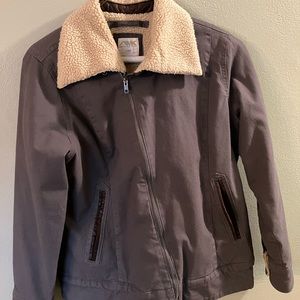 Fleece lined jacket